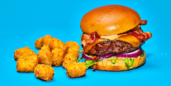 HAMBURGUESA AHUMADA EN CASA